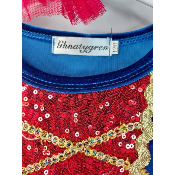 3-Disney Princess Fantasy Play Costume Set For Girls Size 4-6X Elsa Ariel & Sn - Picture 5 of 8